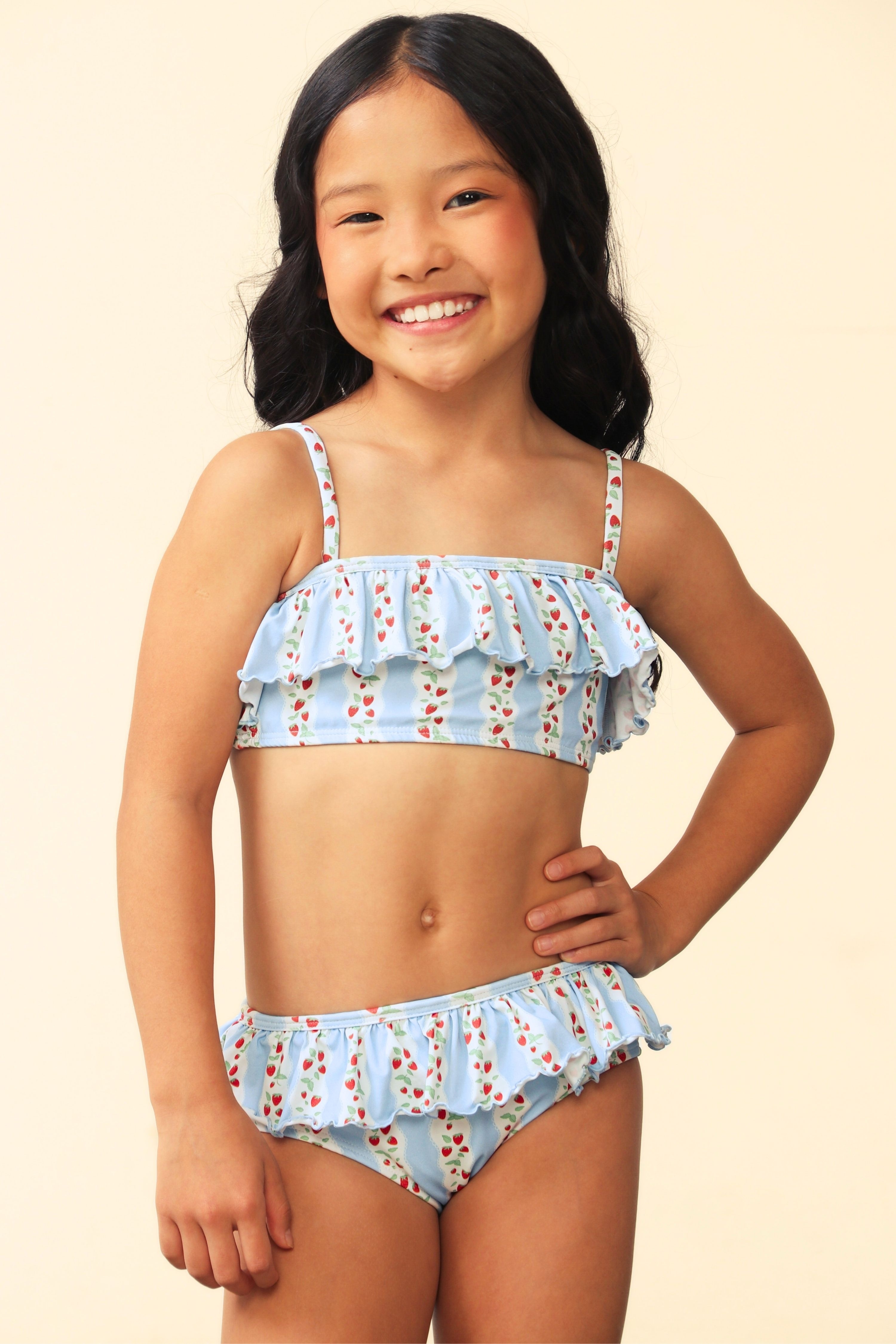 Biquíni Infantil UV 50 Anne Jolie Fraises