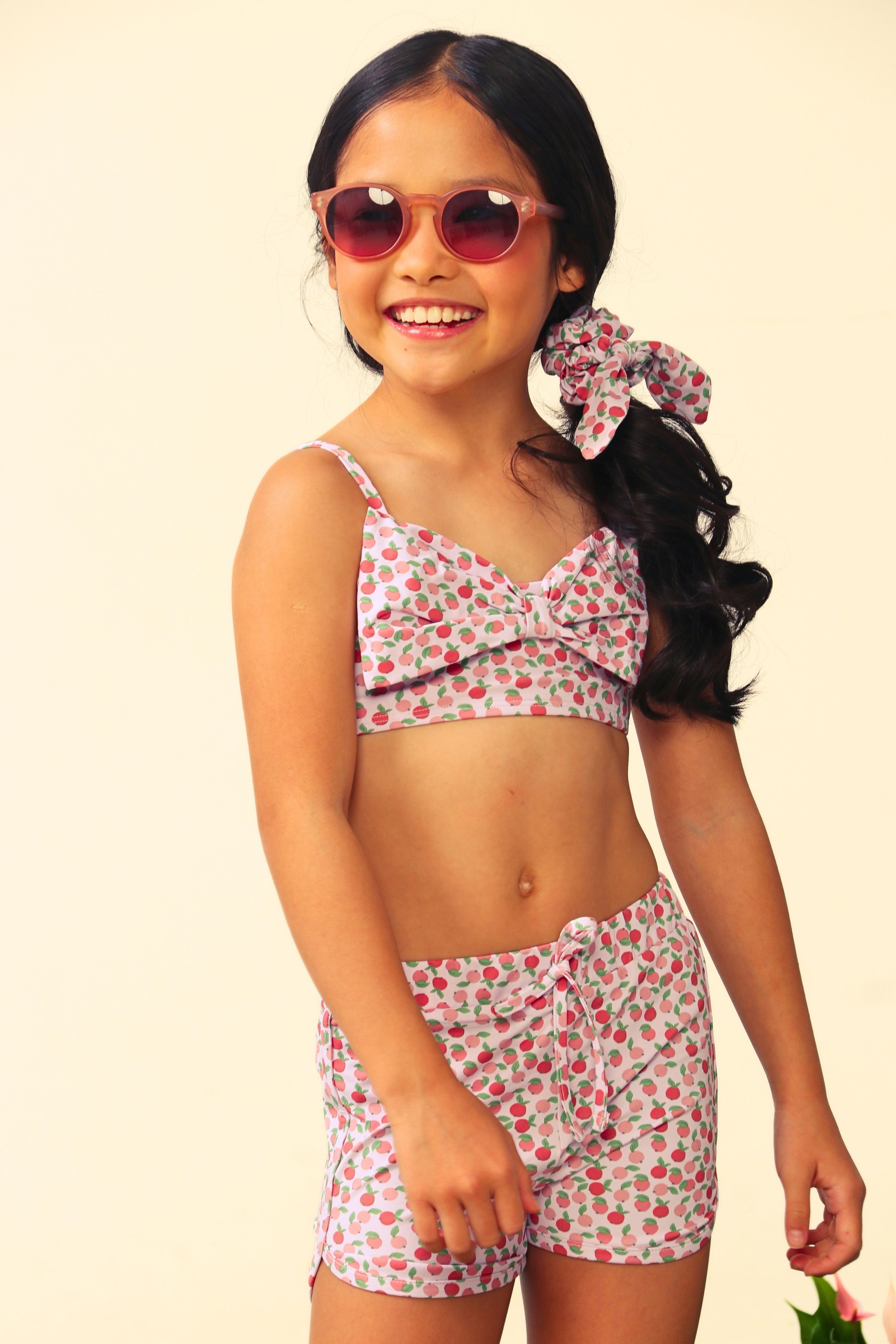 Shorts Ella Infantil UV 50 Peches D'ete