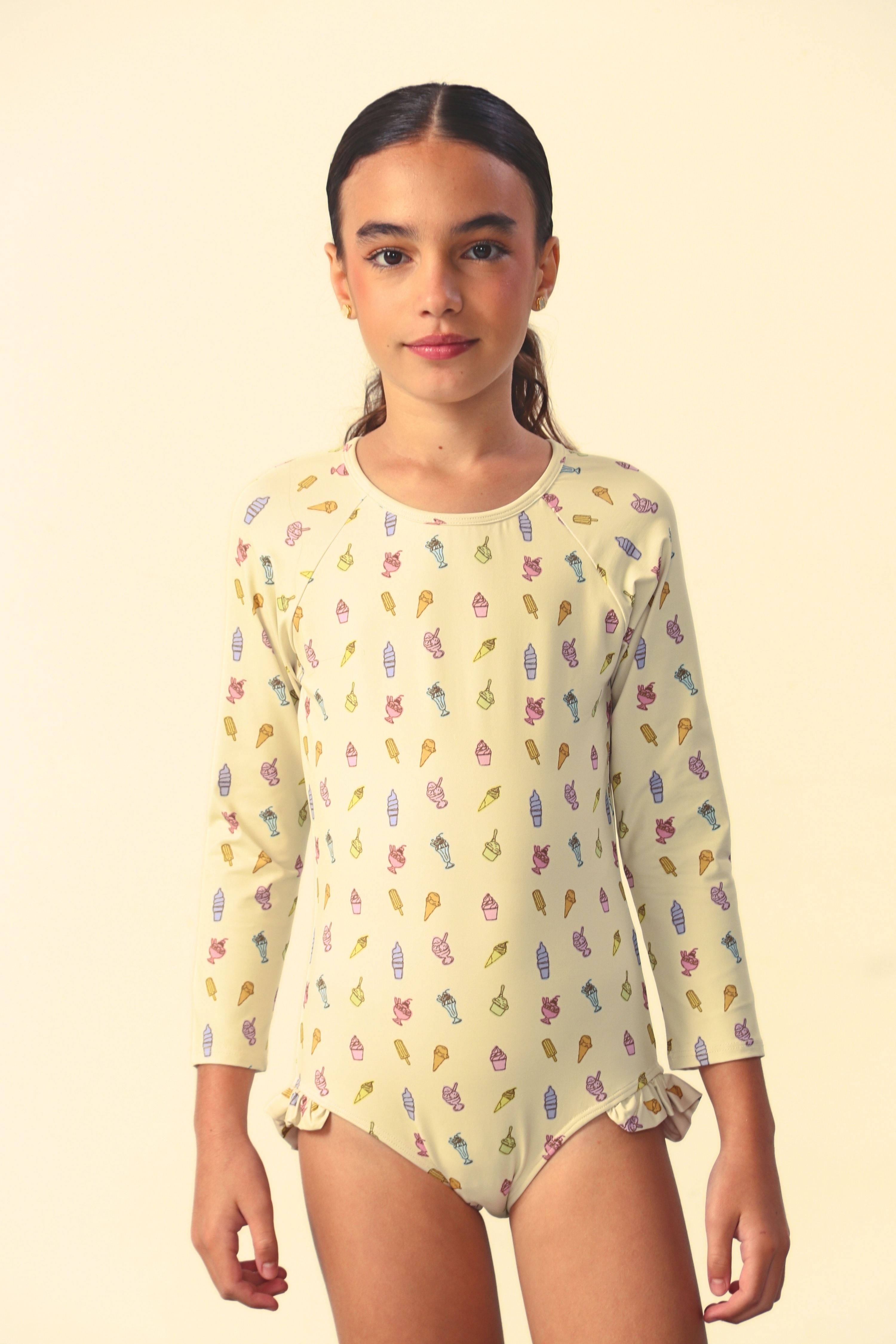 Maiô Infantil UV 50 Amelie Gelati
