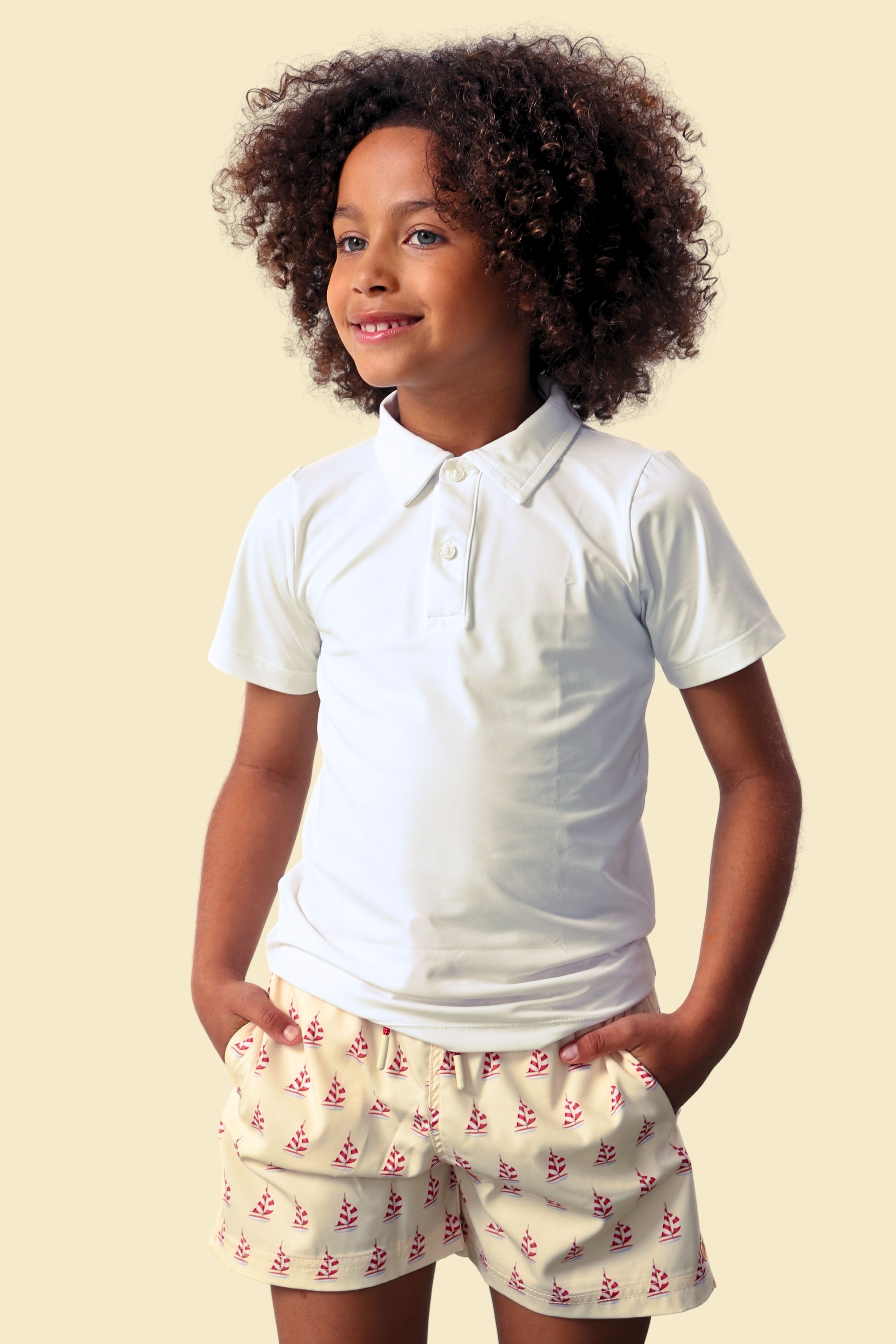 Shorts Infantil Piccoli Velieri Rouge