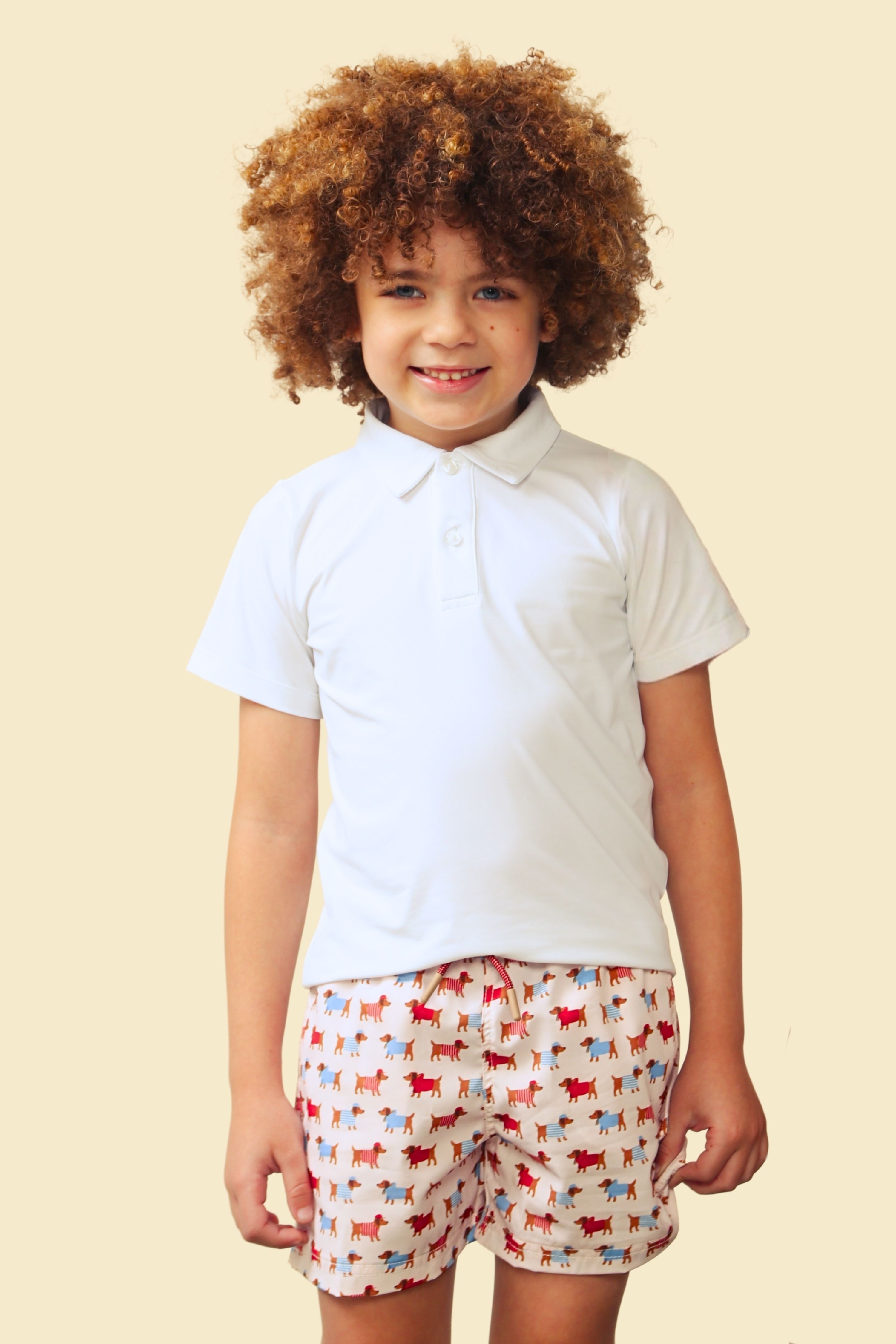 Shorts Infantil Playfull Dogs