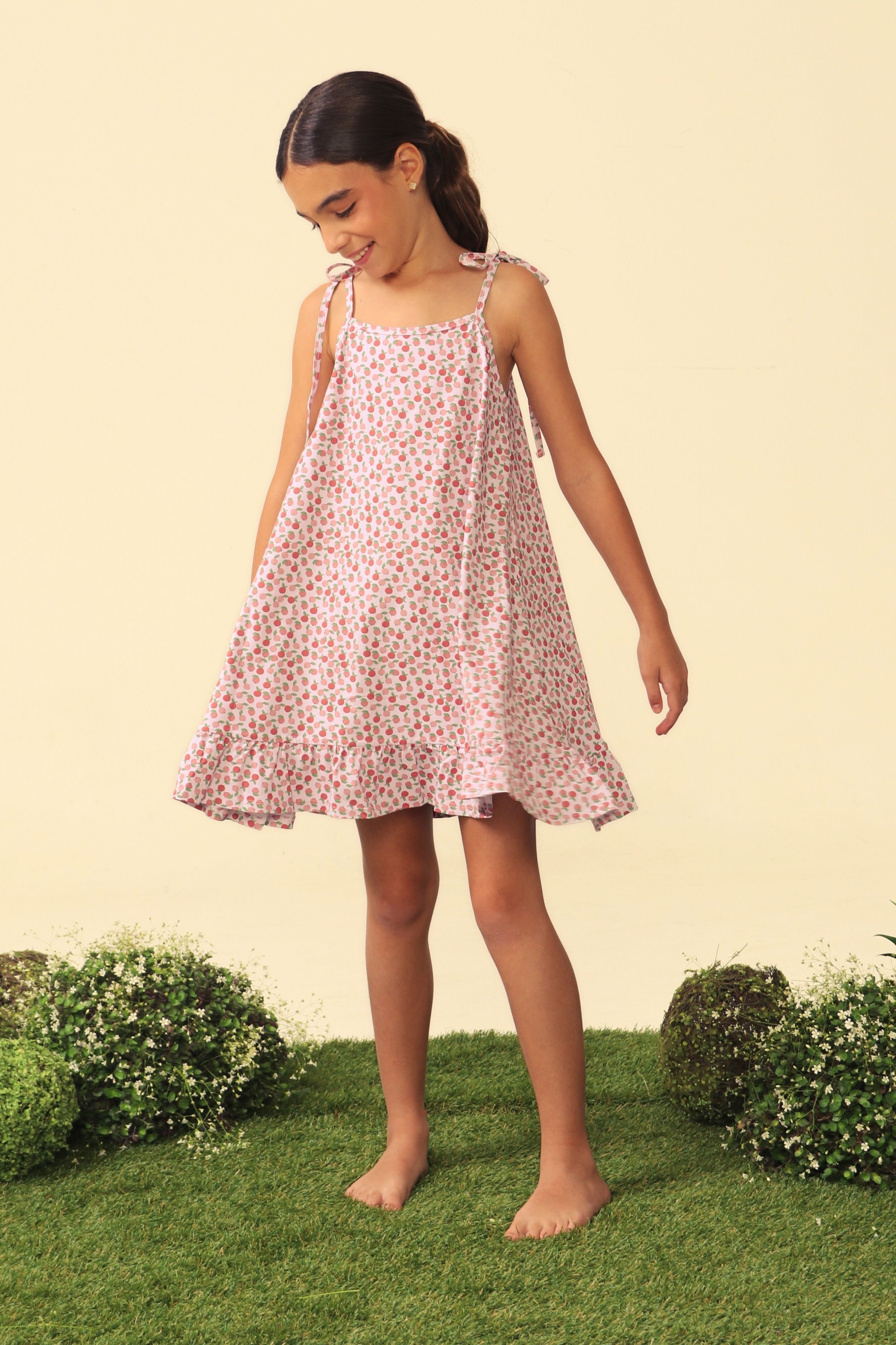 Vestido Poppy Infantil UV 50 Peches D'ete
