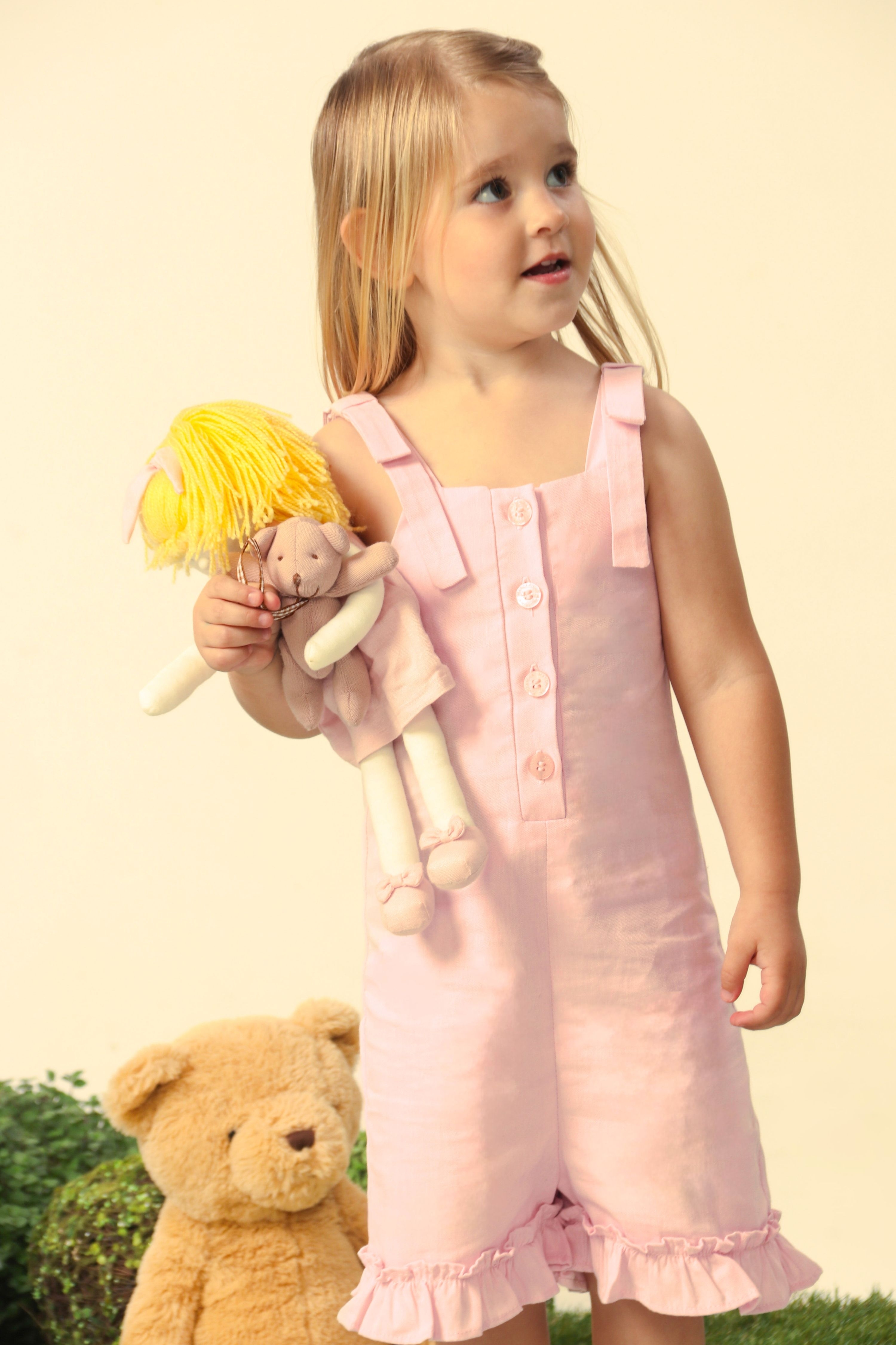 Macacão Infantil Celine Rose