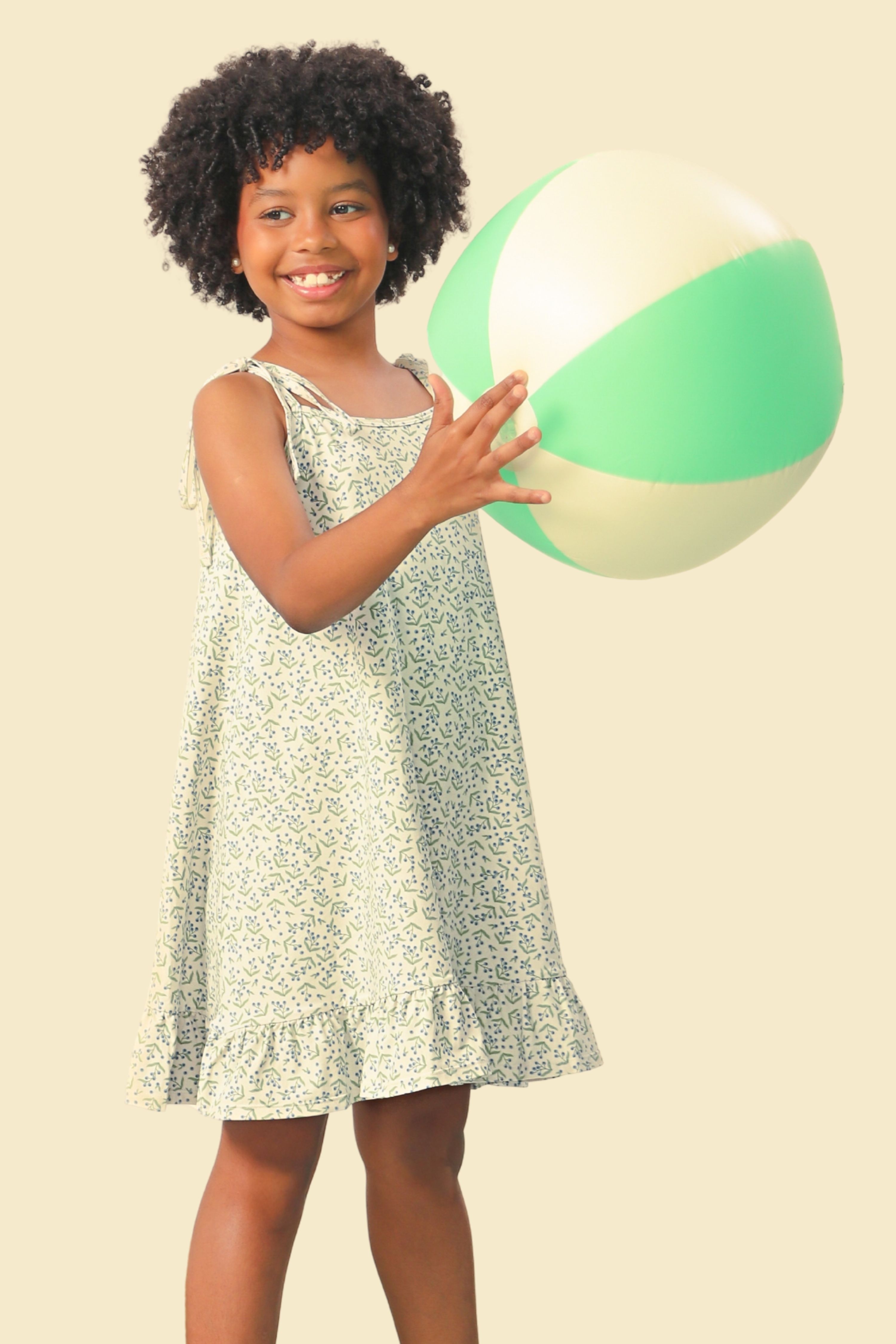 Vestido Poppy Infantil UV 50 Giardino Di Mirtilli