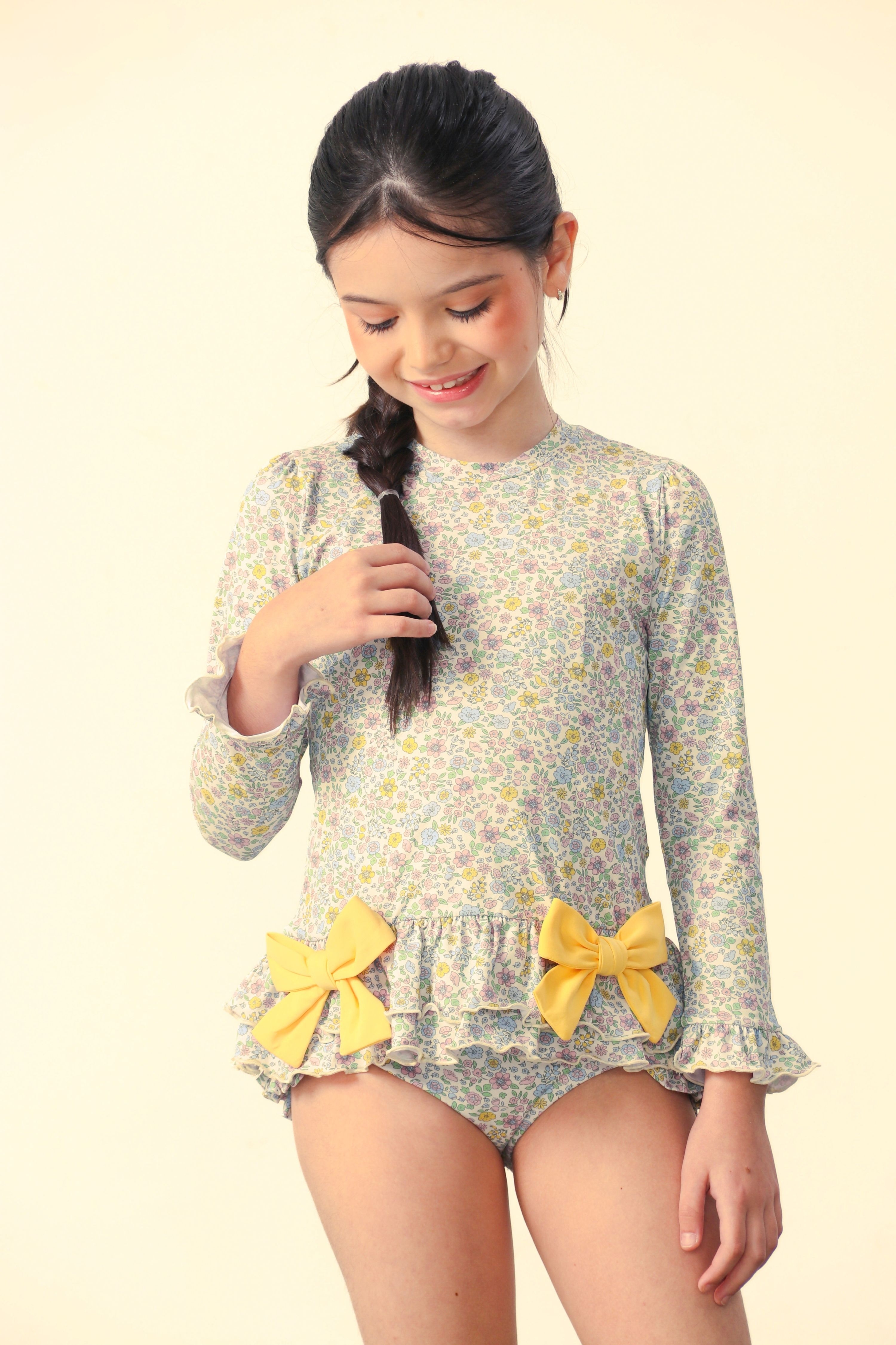Conjunto Infantil UV Frufru 50 Fiori Pastello