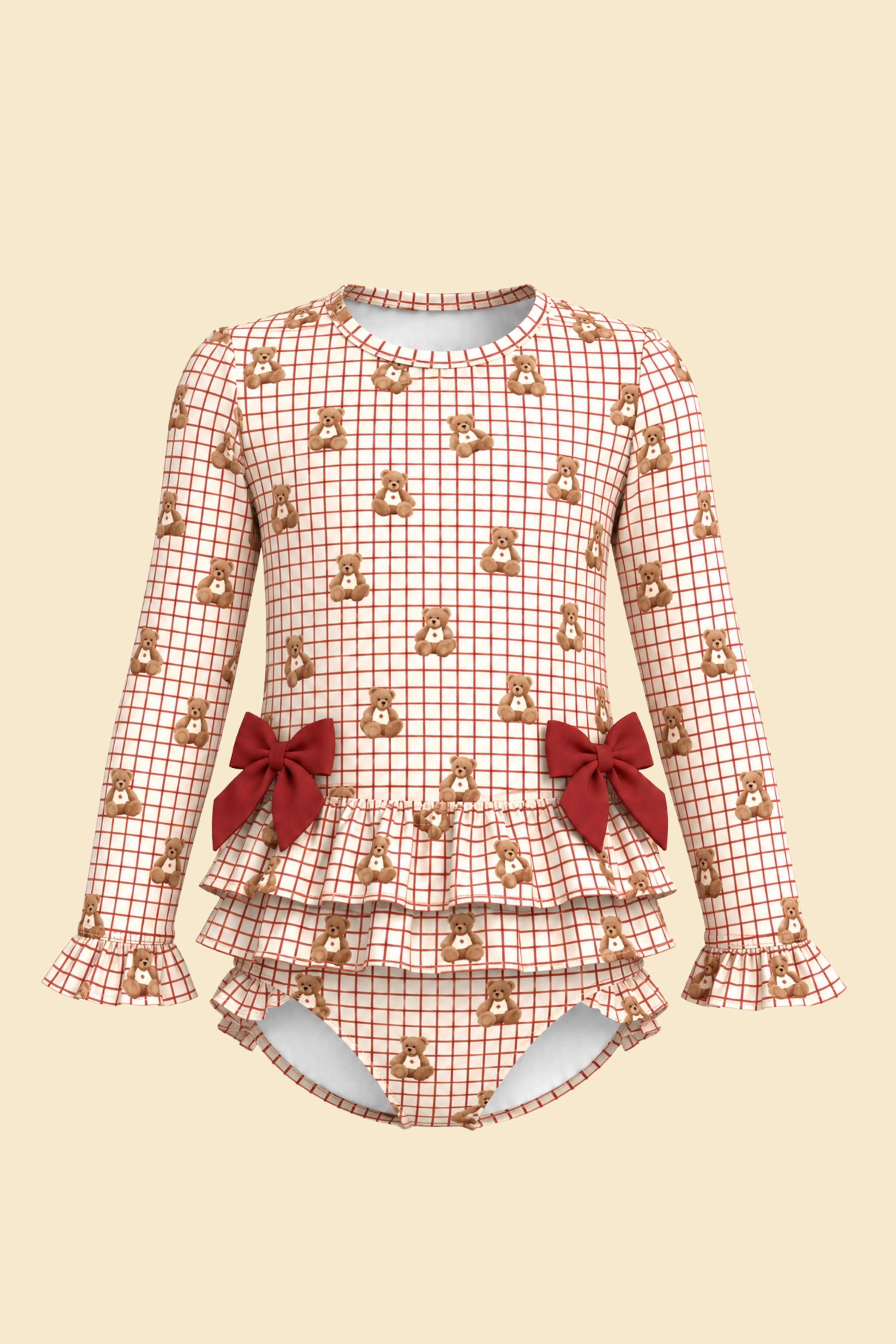 Conjunto Infantil UV 50 Frufru Teddy