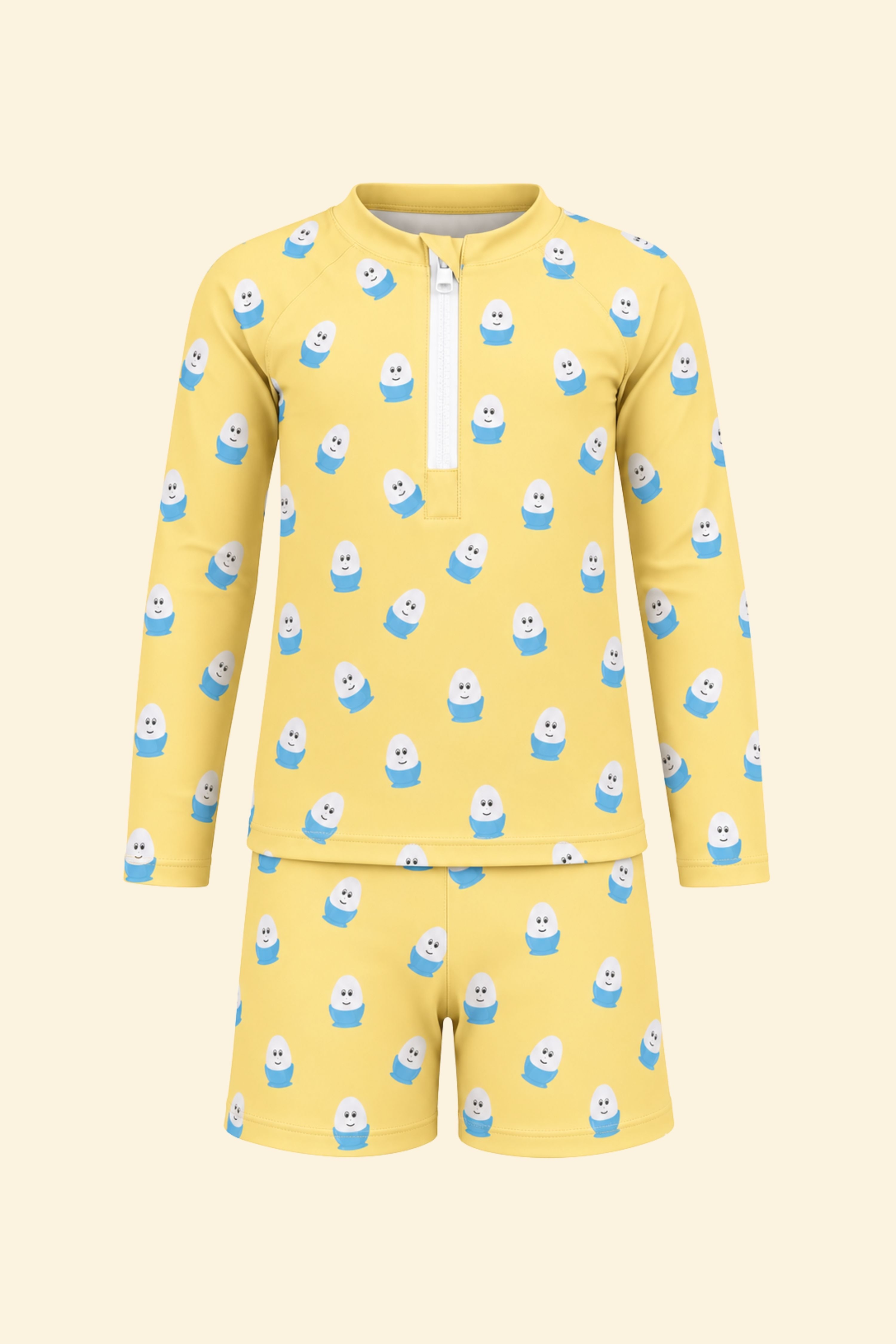 Conjunto Masculino Infantil UV 50 Egg Cuties