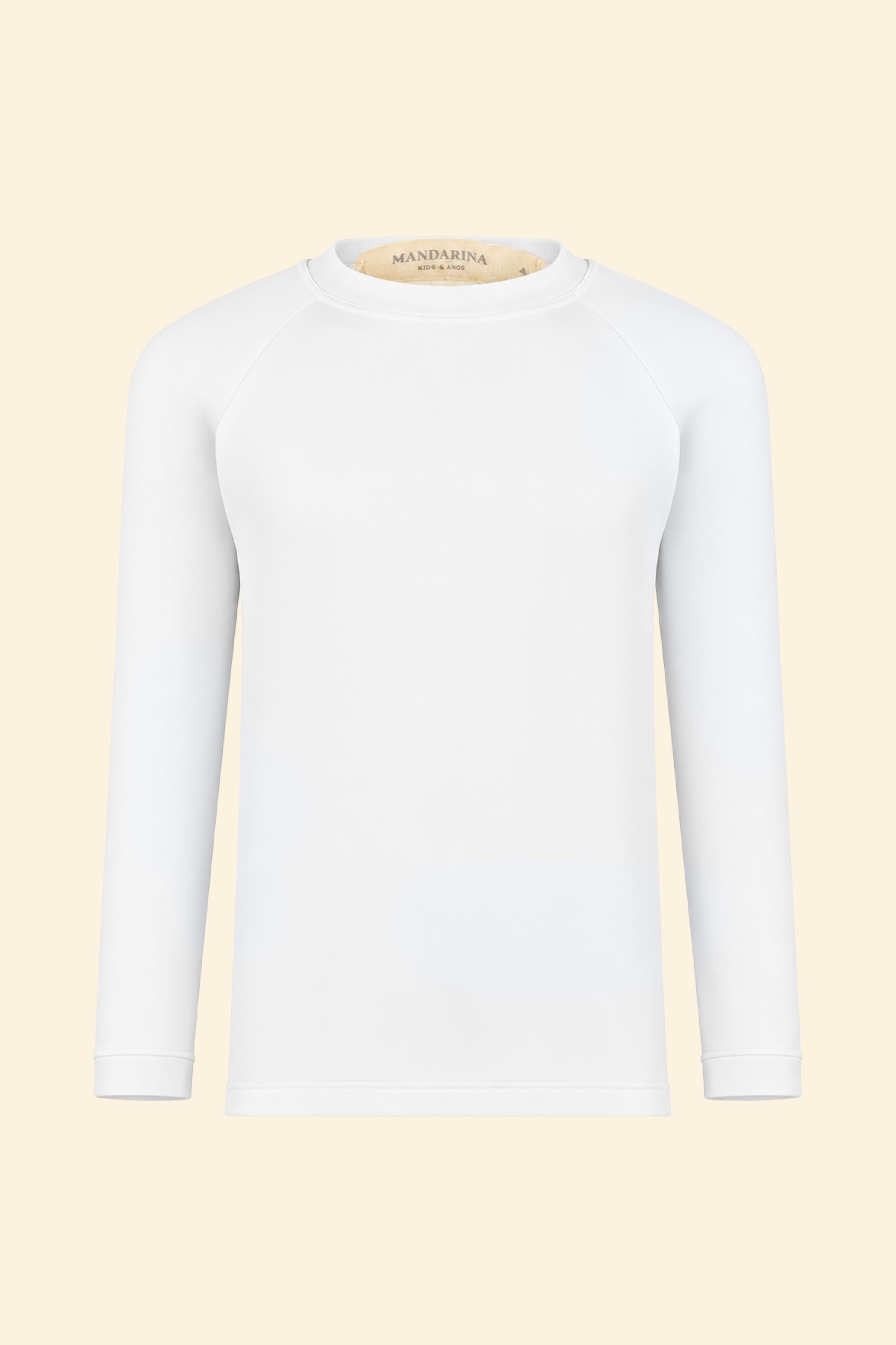 Camiseta Masculina Infantil UV 50 Branca