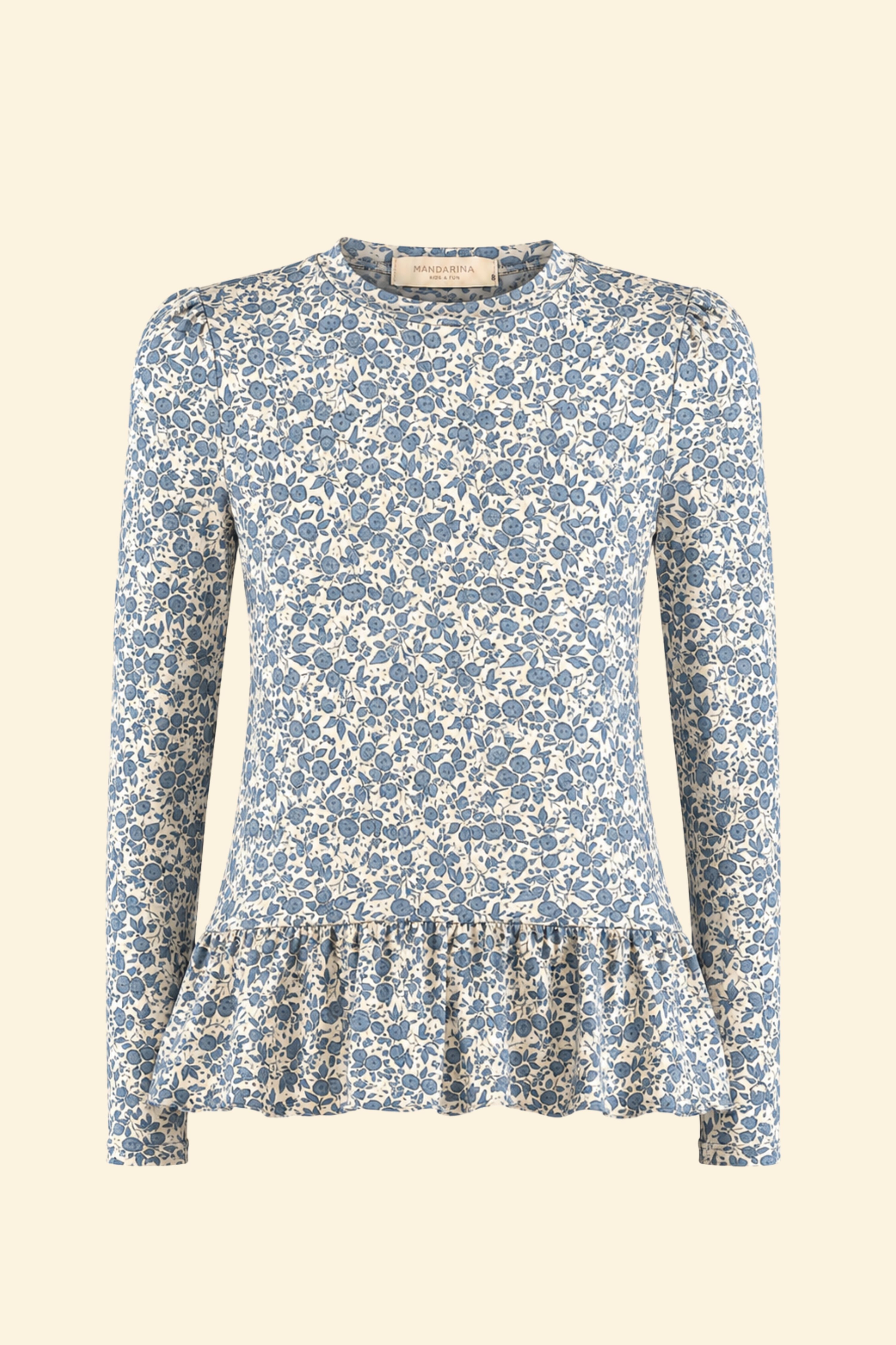 Camiseta Feminina Infantil UV 50 Petit Jardin Bleu