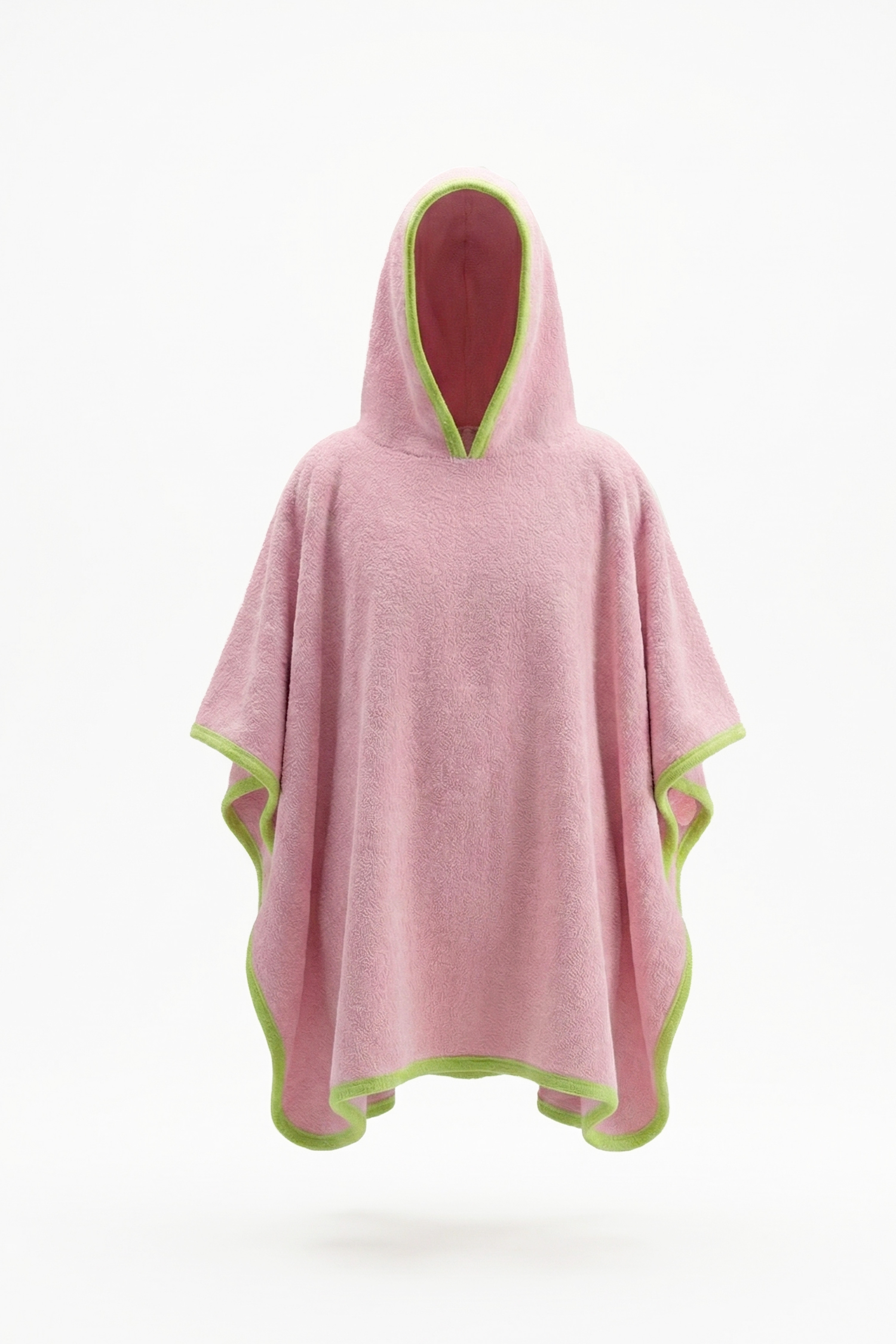 Poncho Infantil Feminino Rosa