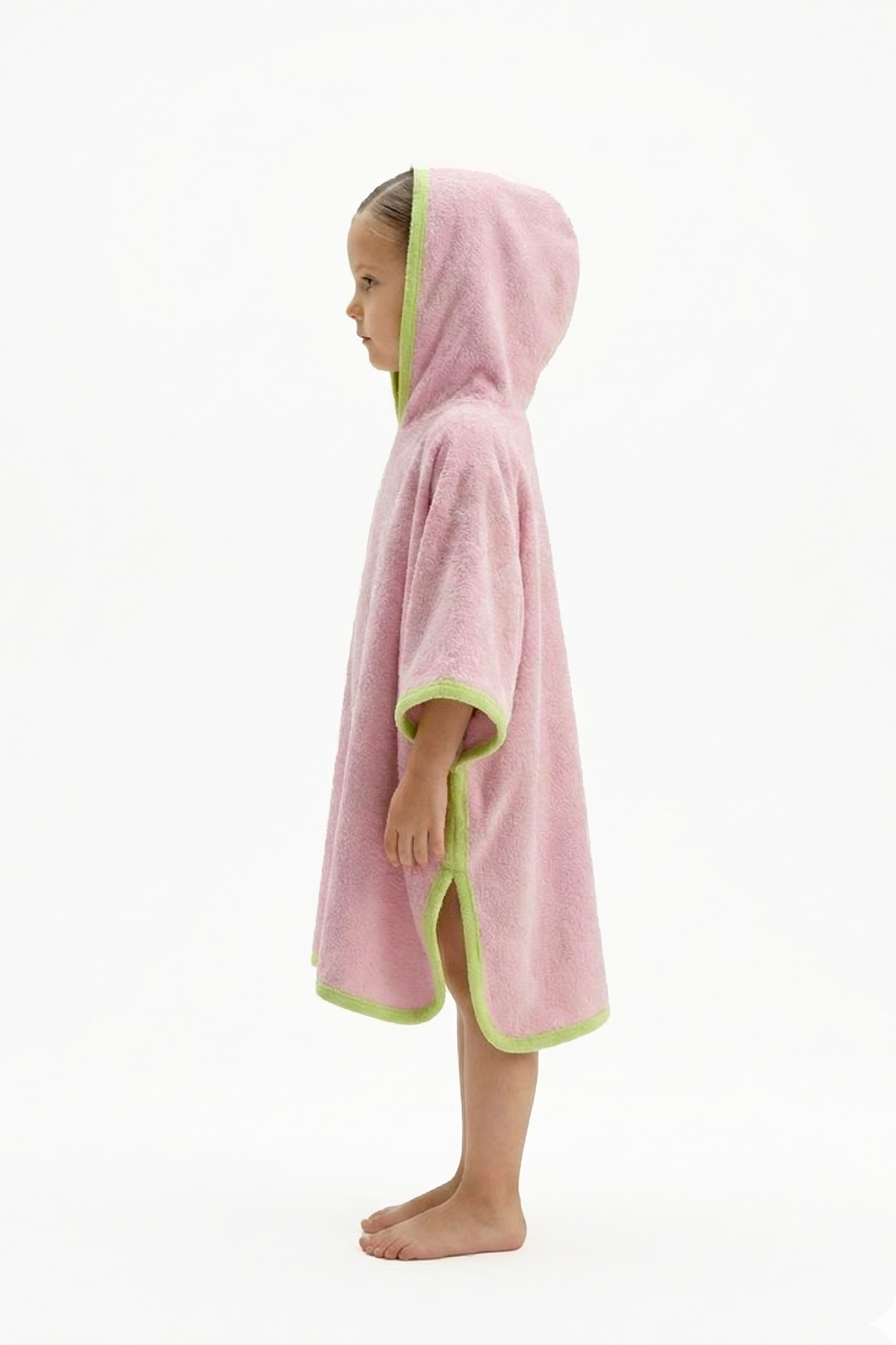 Poncho Infantil Feminino Rosa