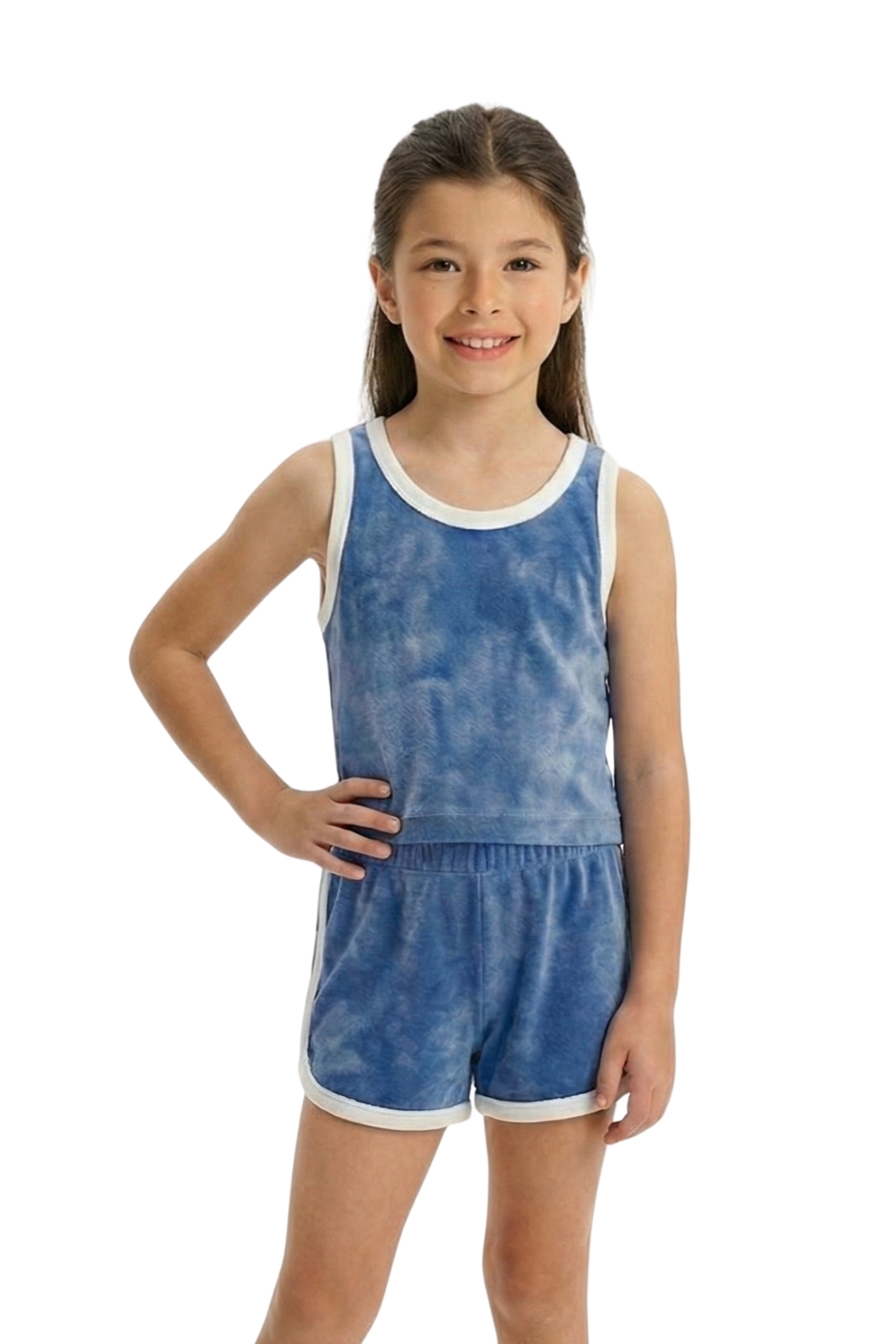 Conjunto Infantil Feminino Plush Azul