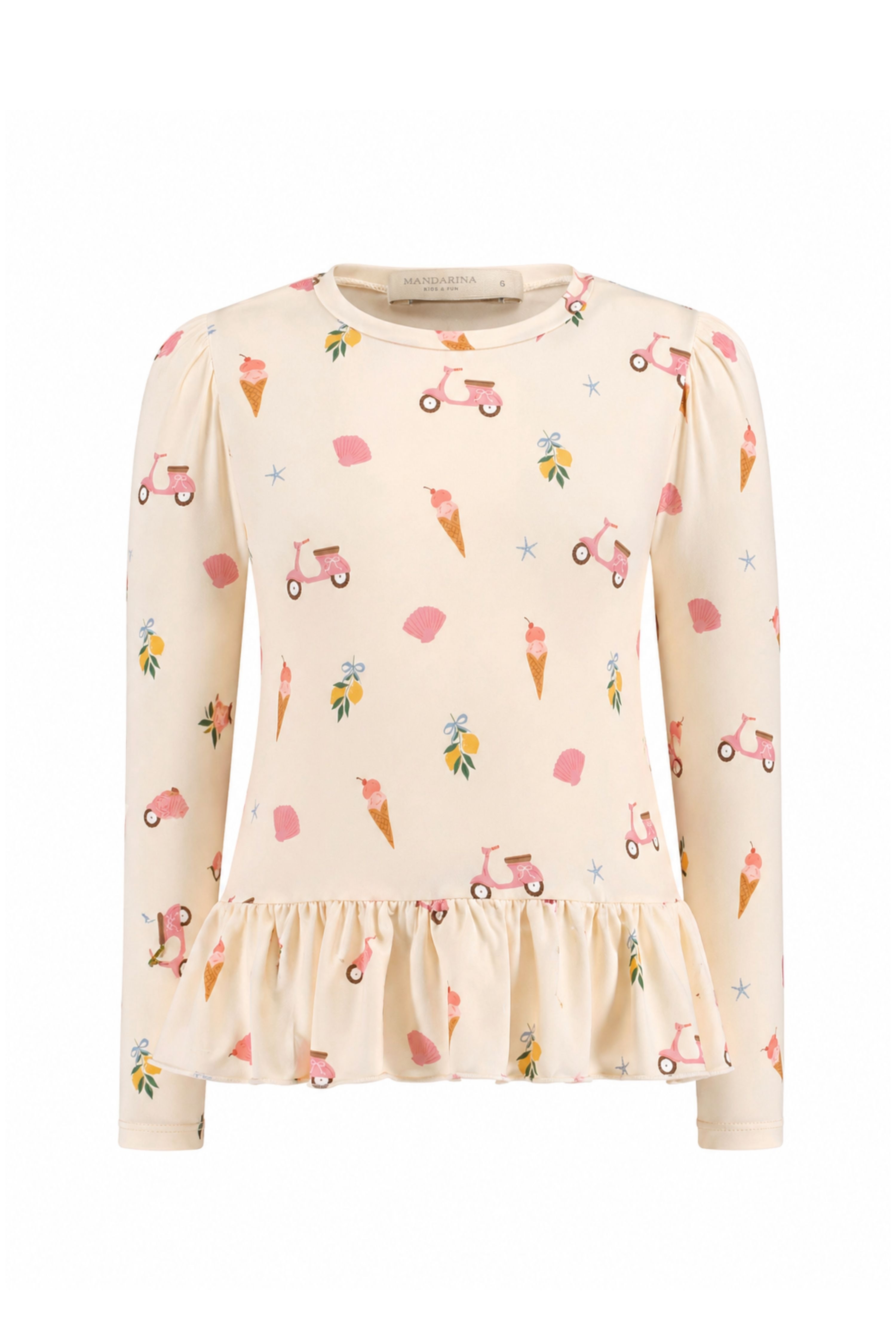 Camiseta Feminina Infantil UV 50 Vespa
