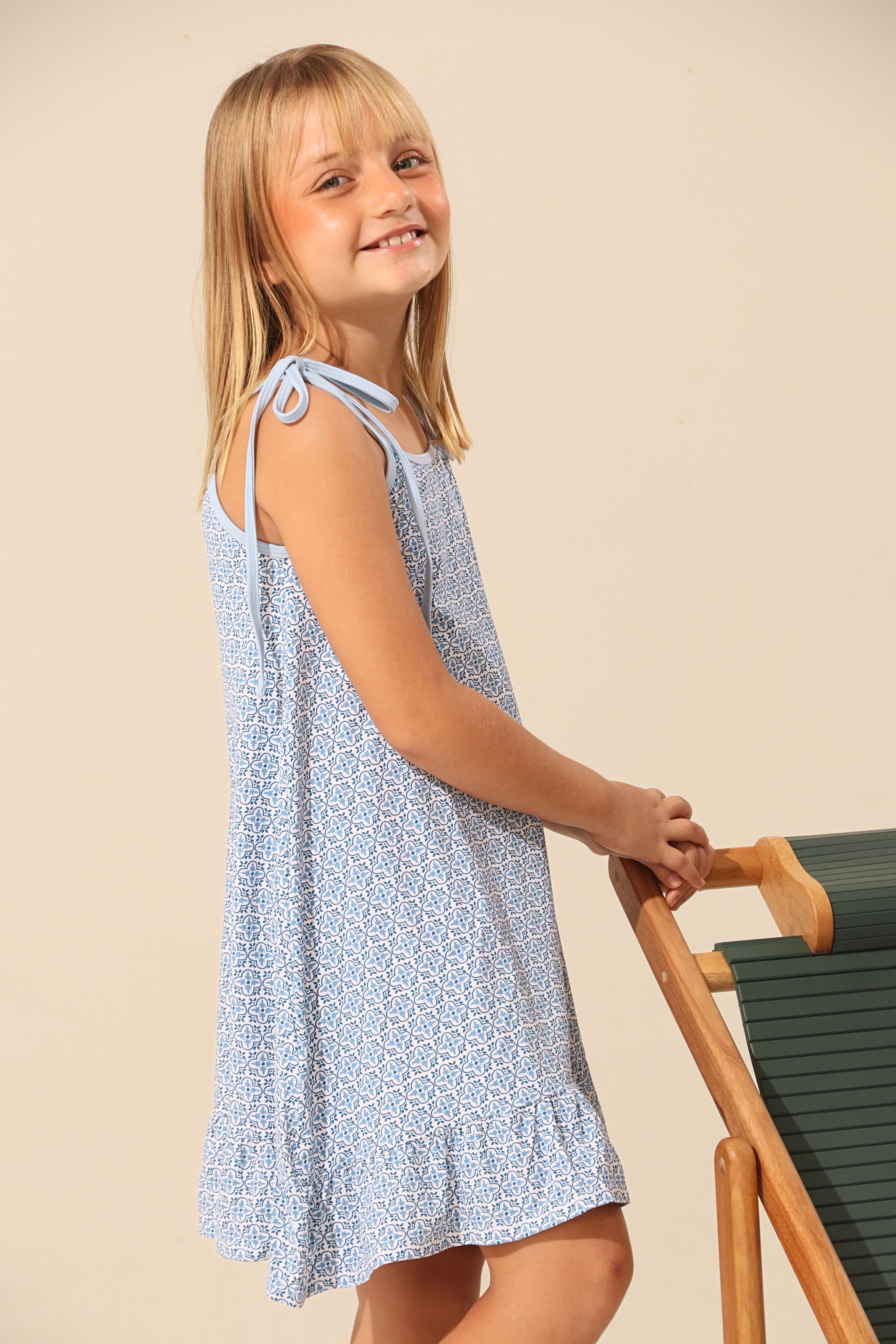 Vestido Poppy Infantil UV 50 Maiolica