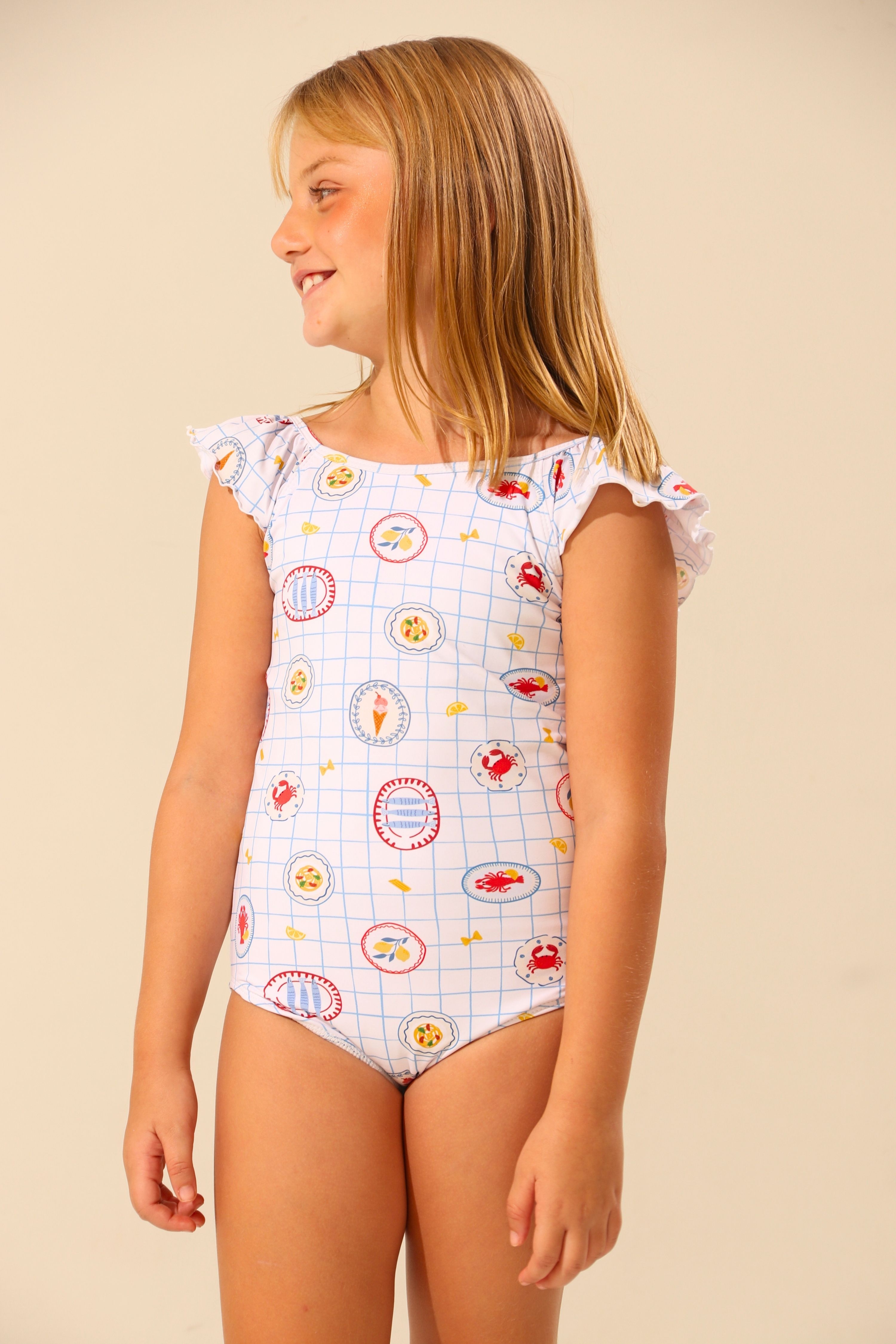 Maiô Infantil UV 50 Sam Tratoria