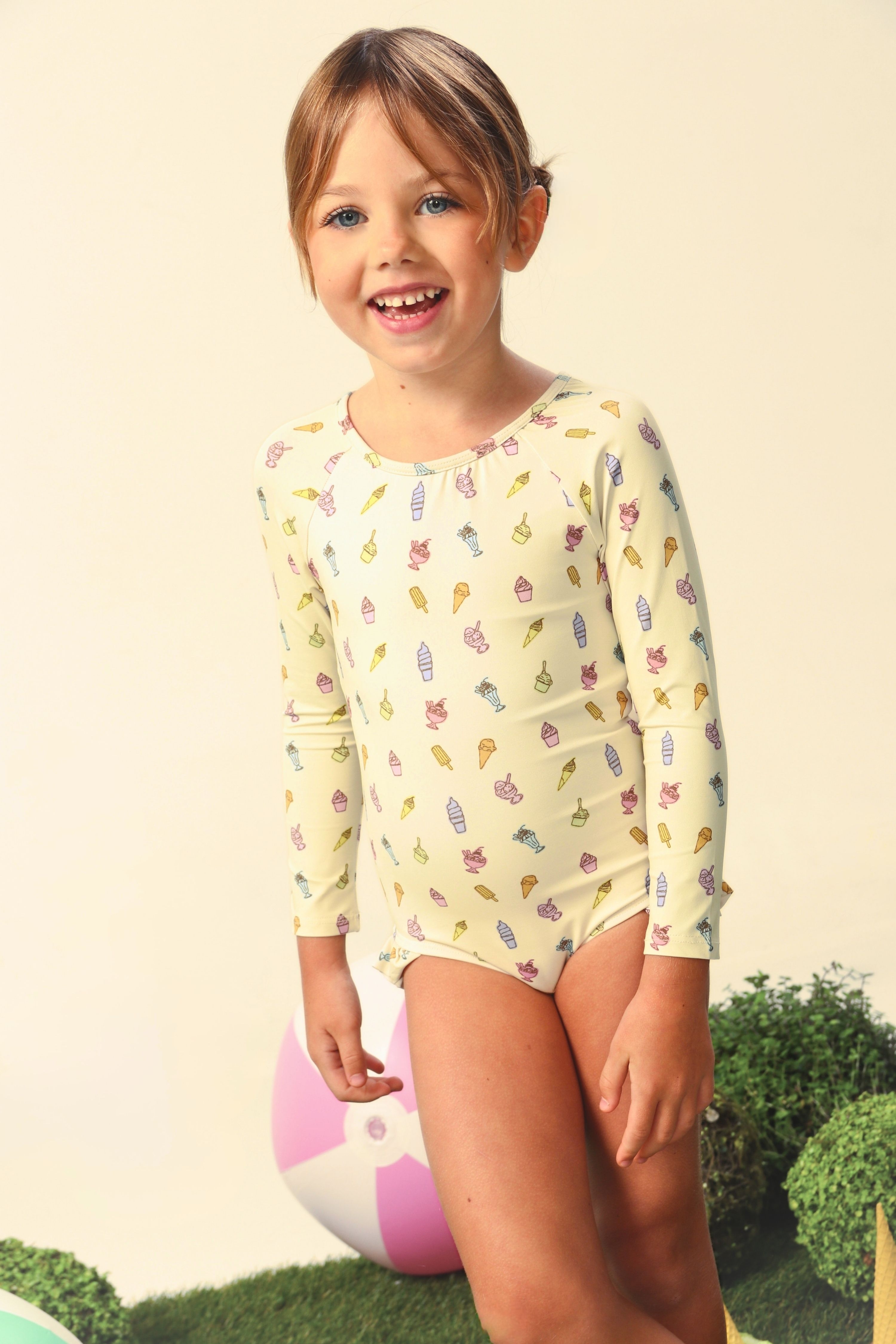 Maiô Infantil UV 50 Amelie Gelati