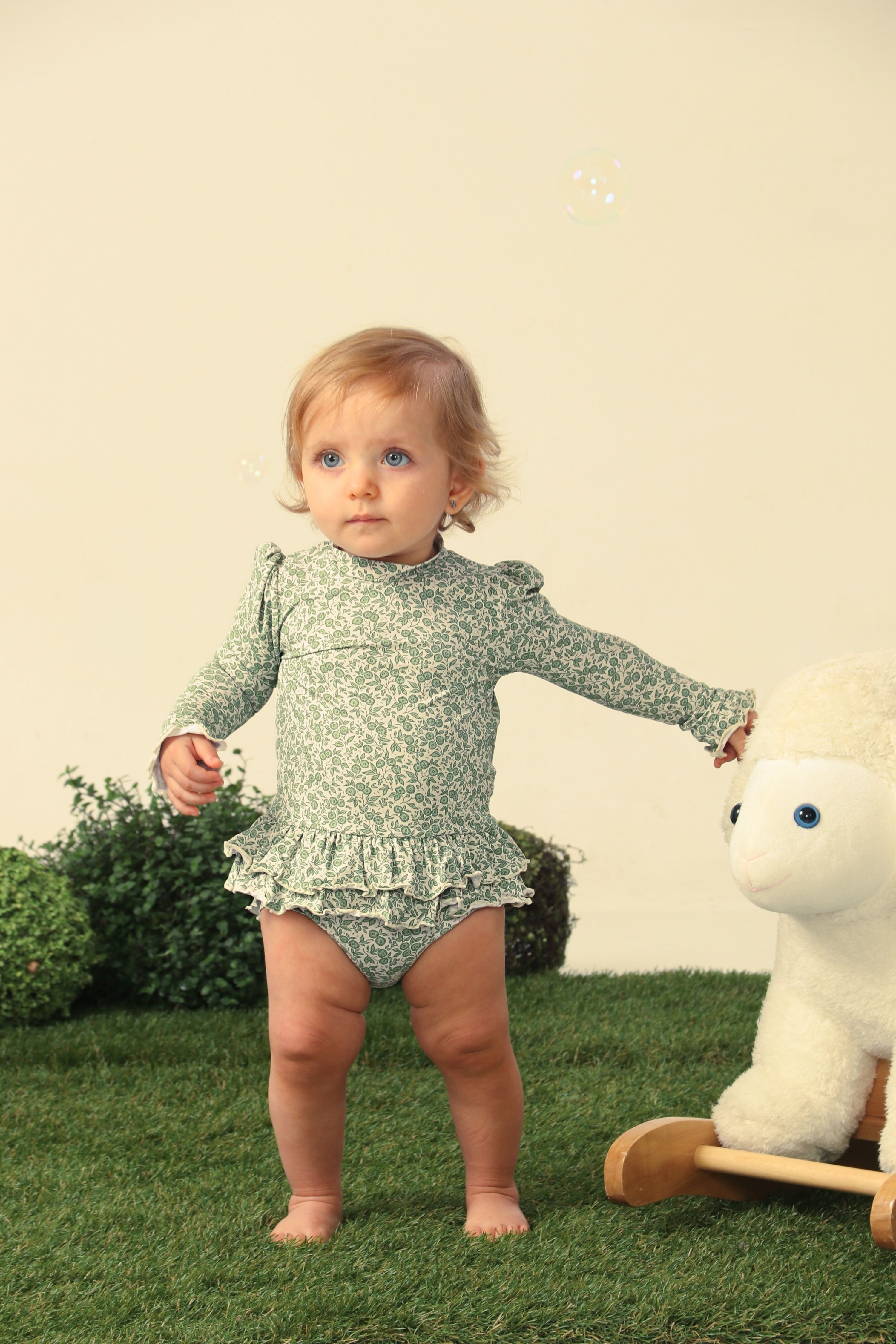 Conjunto Infantil UV 50 Petit Jardin Vert