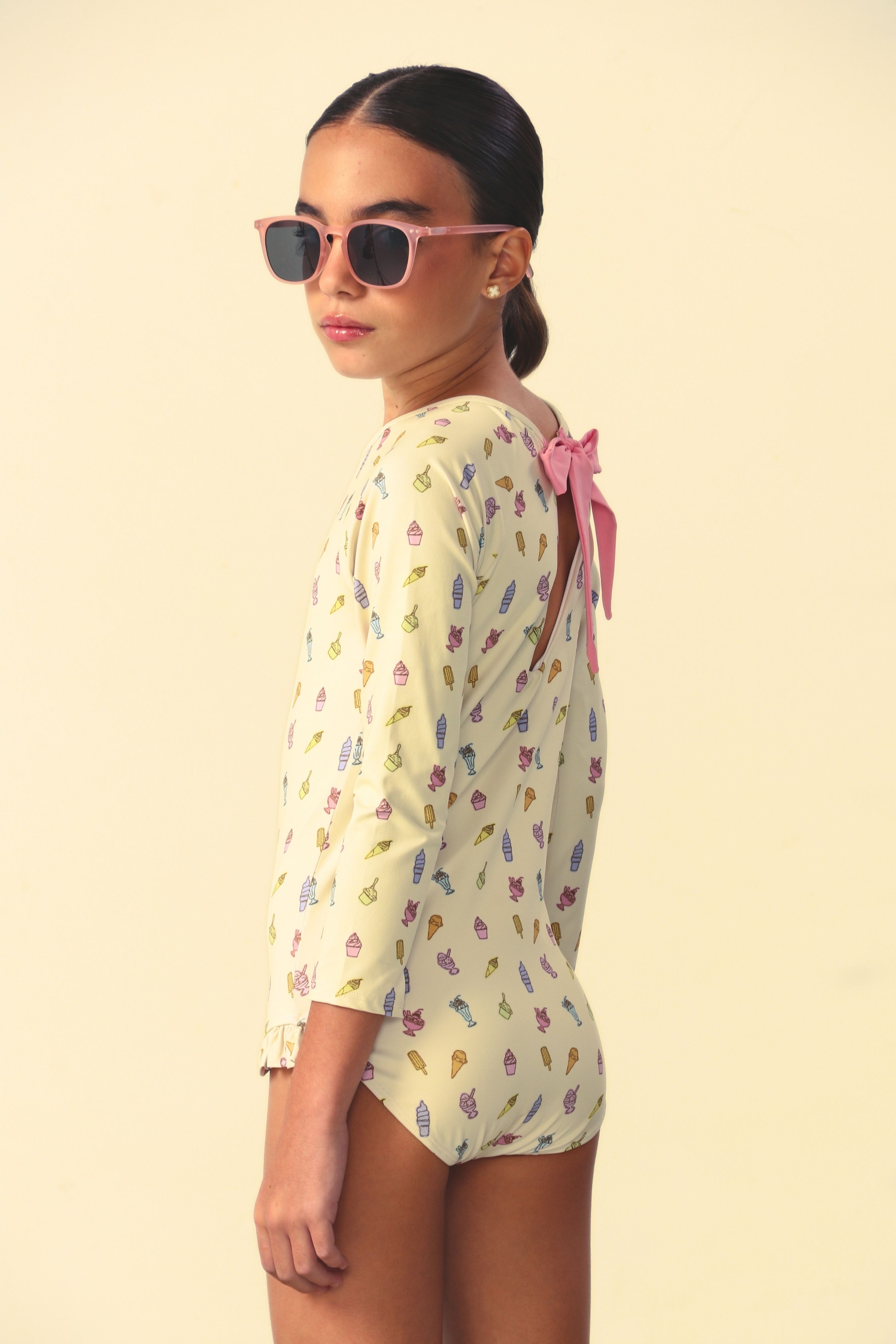 Maiô Infantil UV 50 Amelie Gelati