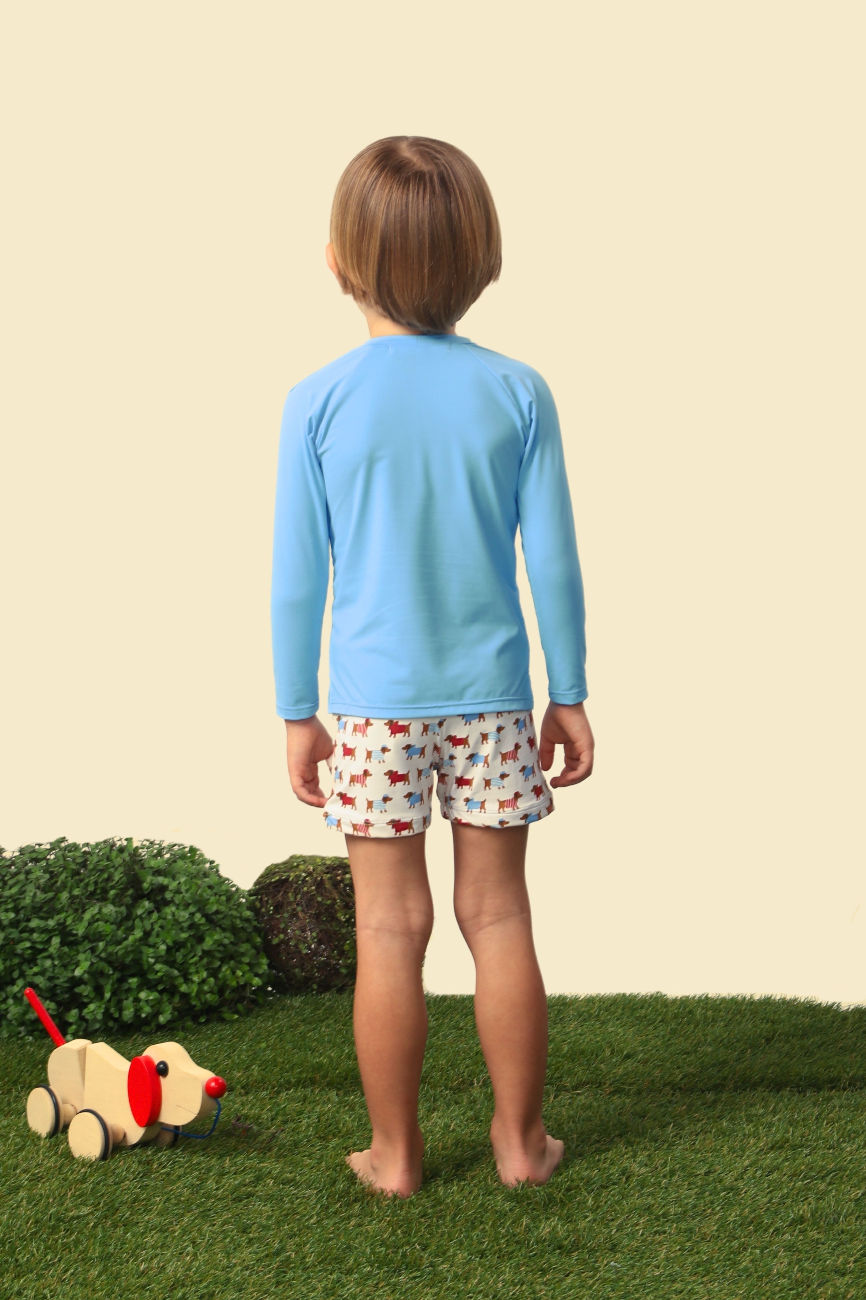 Sunga Infantil UV 50 Playfull Dogs