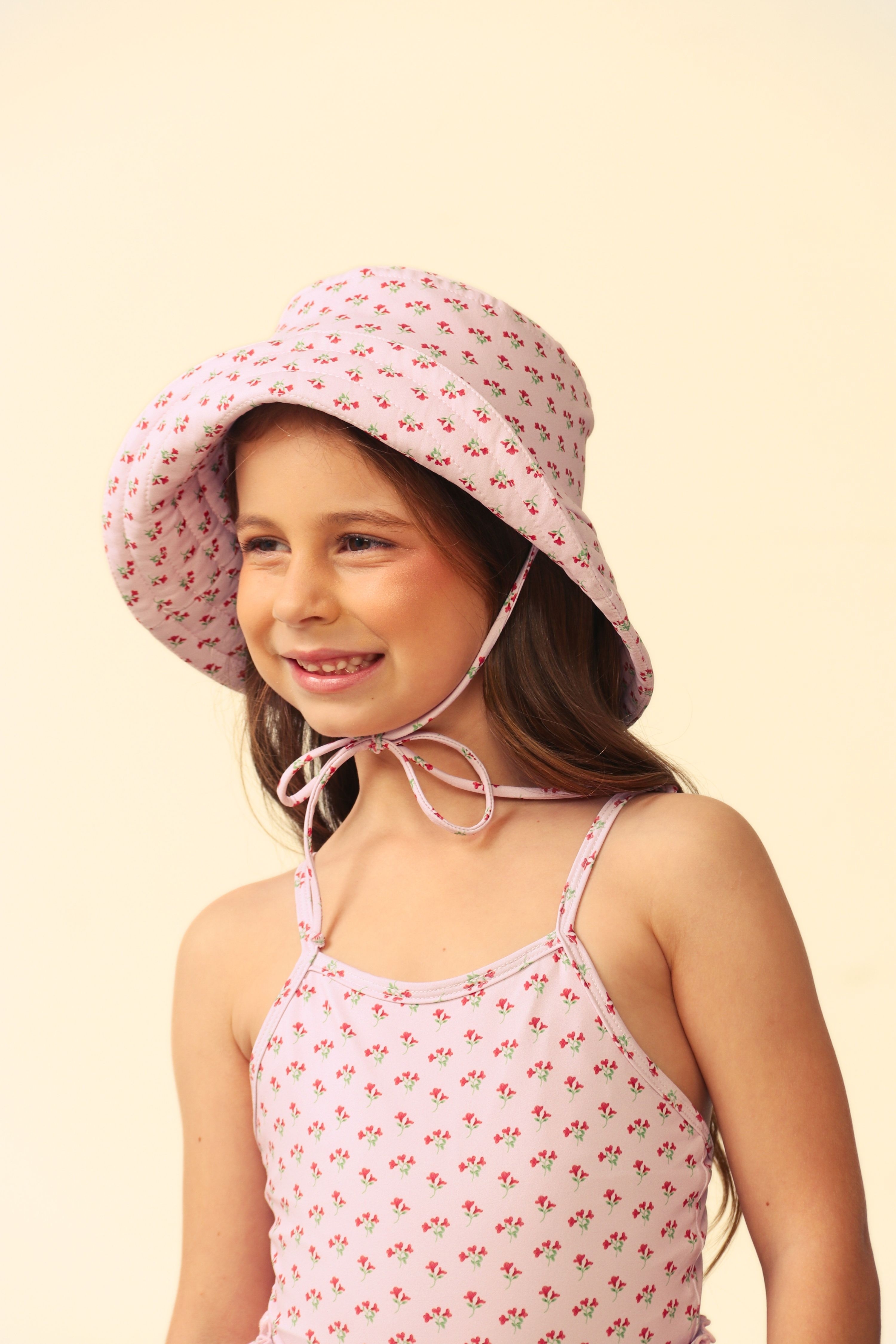 Maiô Infantil UV 50 Donatella Praire Fleuri