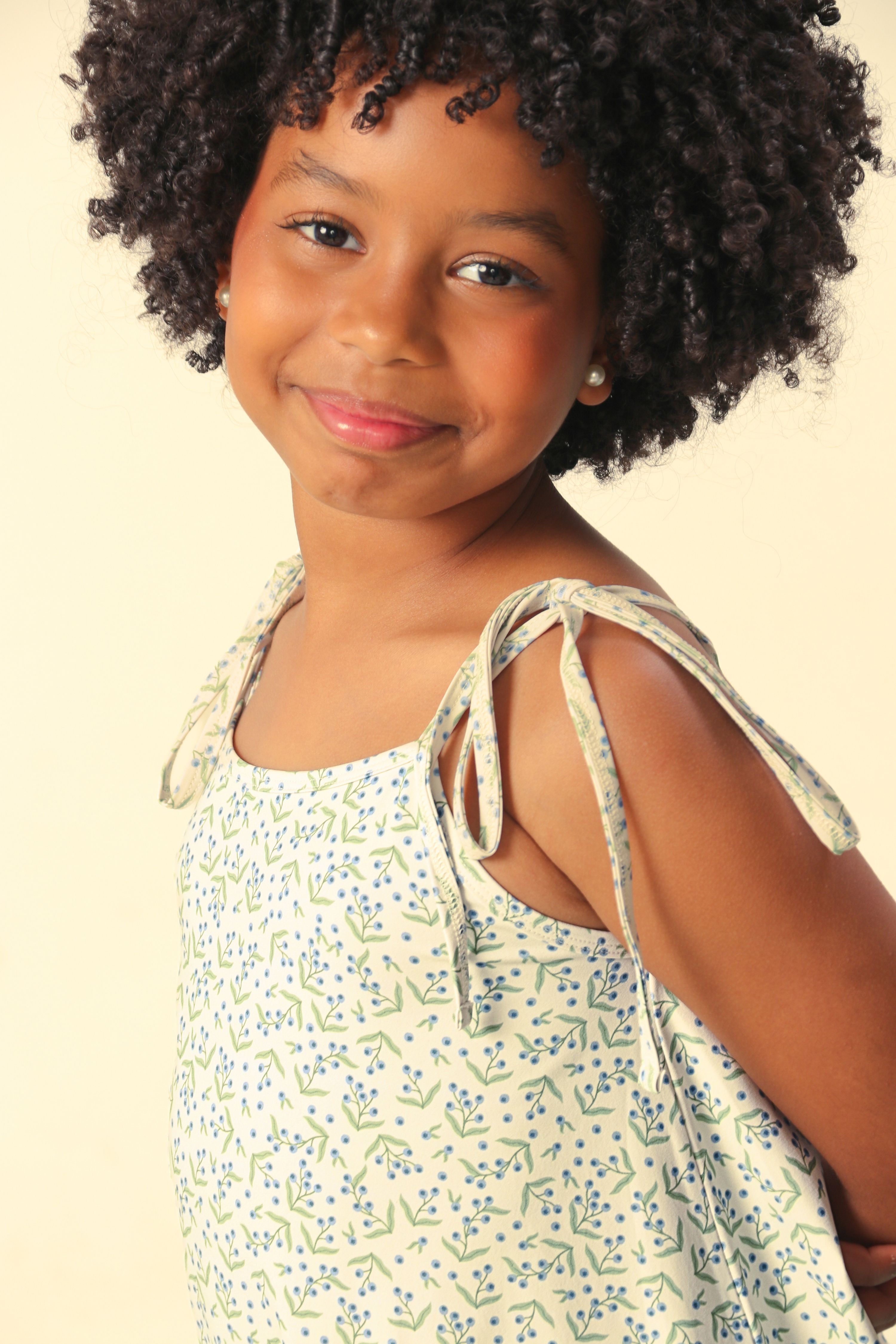 Vestido Poppy Infantil UV 50 Giardino Di Mirtilli