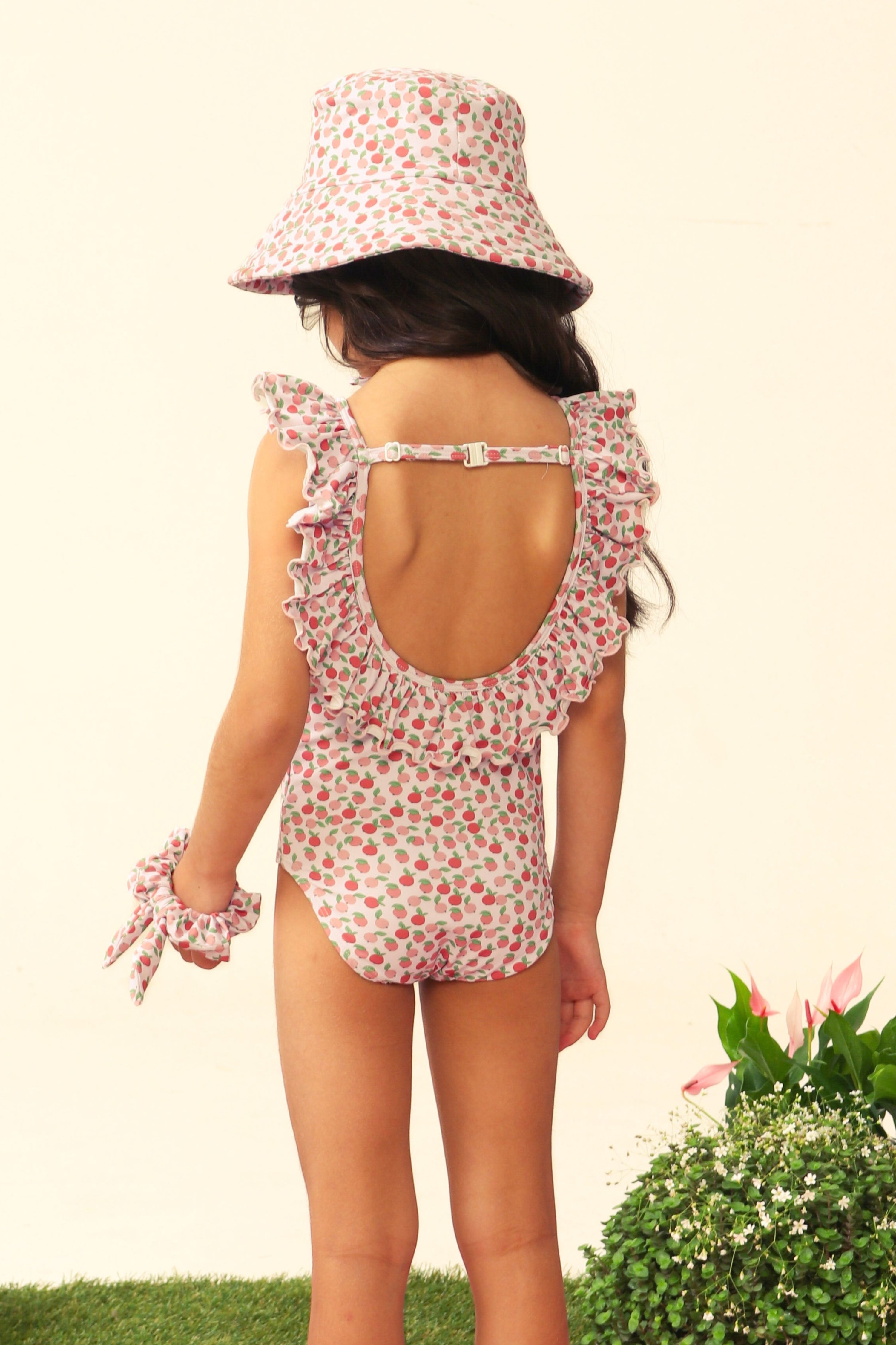 Maiô Infantil UV 50 Noélie Peches D'ete